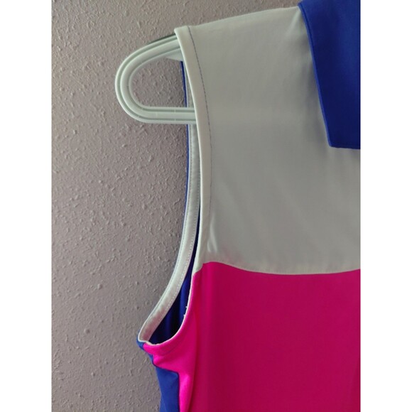 Women’s Golf Polo Shirt Size Medium Multicolor Sleeveless EP Pro Tour Tech - Picture 3 of 10